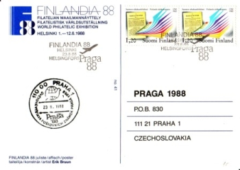 Werbeansichtskarte - CZ 1988 98 063 ●